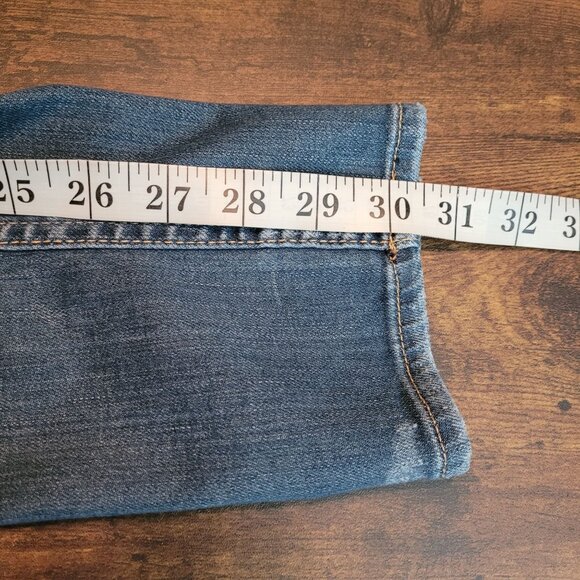 Hudson Jeans Size 28 Collin Flap Skinny Low Rise Medium Light Wash Western - Picture 9 of 11